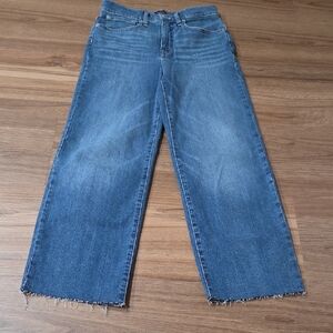 J. Crew Women's High Rise Slim Wide-Leg Jeans